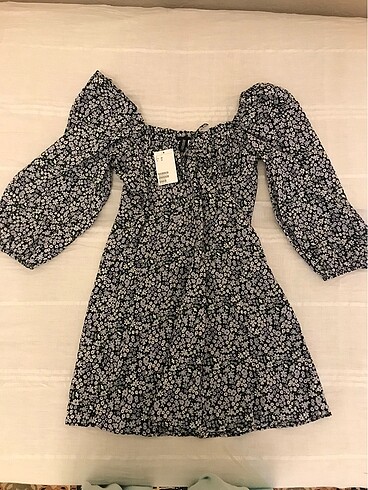 h&m çiçekli elbise