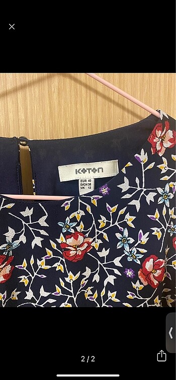 Koton Çiçekli günlük