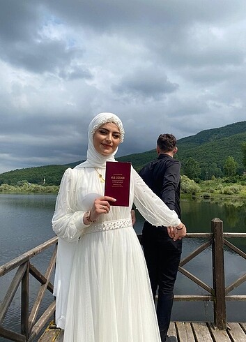 Tesettür Nikah elbisesi