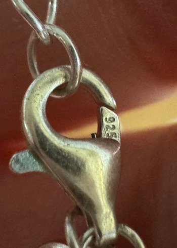 925 ayar gümüş incili sonsuzluk kolye - Görsel 4