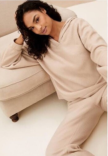 xl Beden çeşitli Renk Marks and Spencer Polar pijama üstü