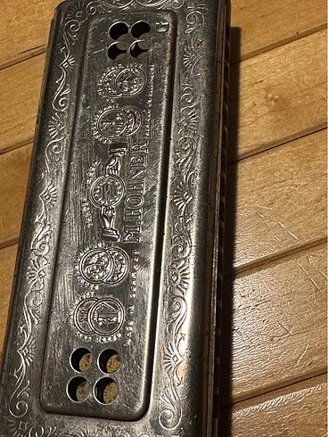 Vintage Hohner Echo Bell Metal Reed Harmonica, mızıka