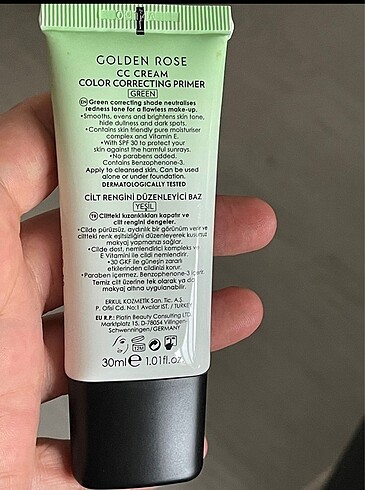 Golden Rose Goden Rose CC krem SPF30, 30ml
