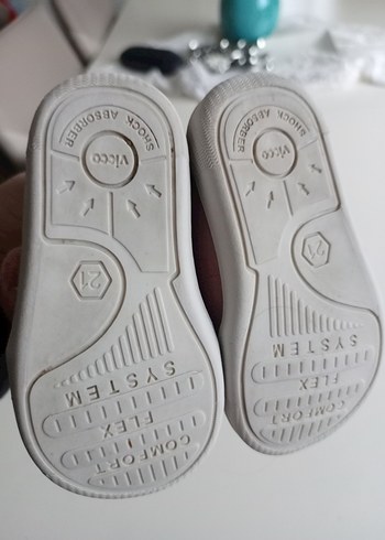 Kız Bebek İlk Adım Ayakkabısı Pembe Velcro - Görsel 5