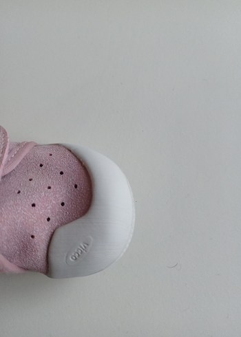 Kız Bebek İlk Adım Ayakkabısı Pembe Velcro - Görsel 6