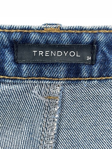 34 Beden mavi Renk Trendyol & Milla Jean / Kot %70 İndirimli.
