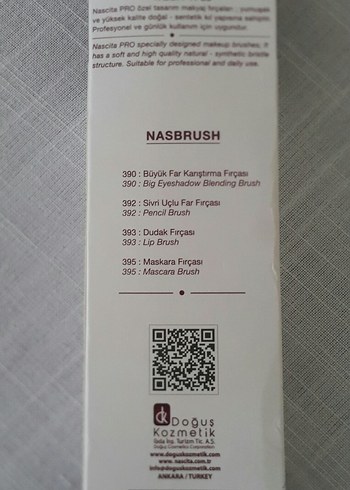  Beden Nascita Makyaj Fırça Seti