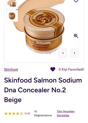 Diğer Skinfood Kapatıcı 1 ve 2 no