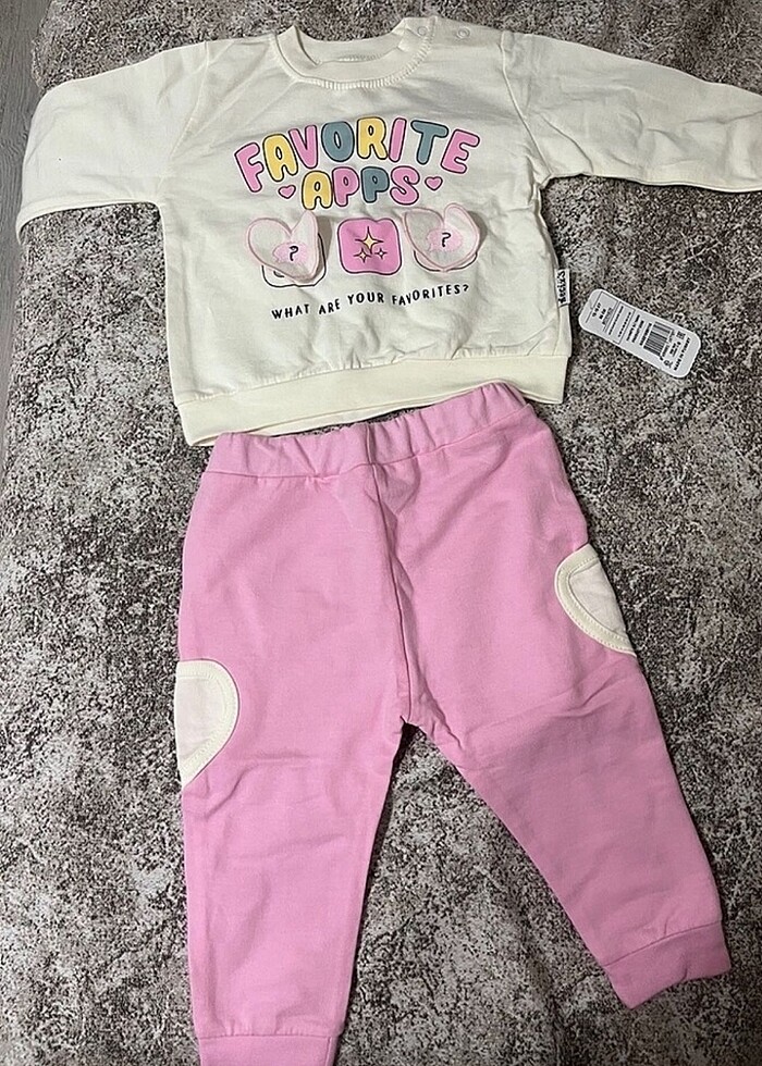 Kız Bebek Eşofman Takımı - Görsel 2