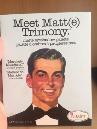 The Balm Meet Matt Trimony palette