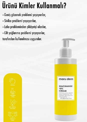 Maruderm Gözenek Sıkılaştırıcı Leke Karşıtı Krem 200Ml