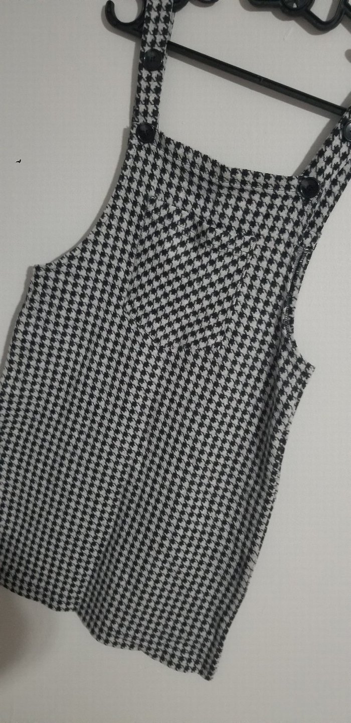 Kadın zebra desen salopet - Görsel 2