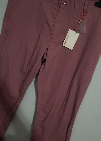 Asymmetry gül kurusu Regular Fit unisex Pantolon