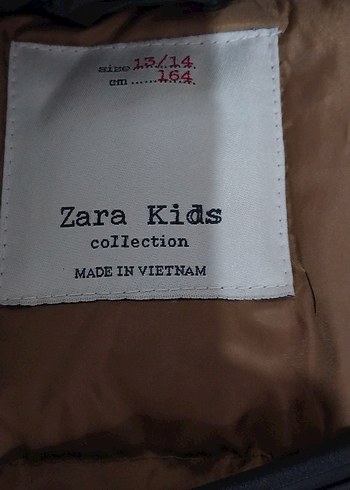 haki Kürklü Erkek Çocuk Kaban kuş tuyu - Görsel 5