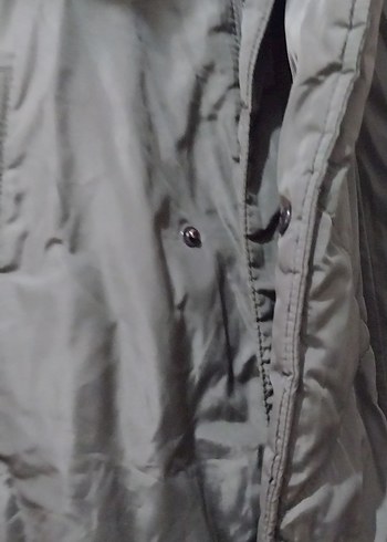 haki Kürklü Erkek Çocuk Kaban kuş tuyu - Görsel 8