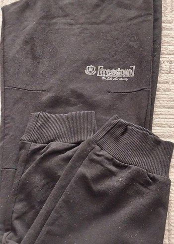 Erkek çocuk Siyah Fermuarlı Spor Eşofman Altı - Görsel 2