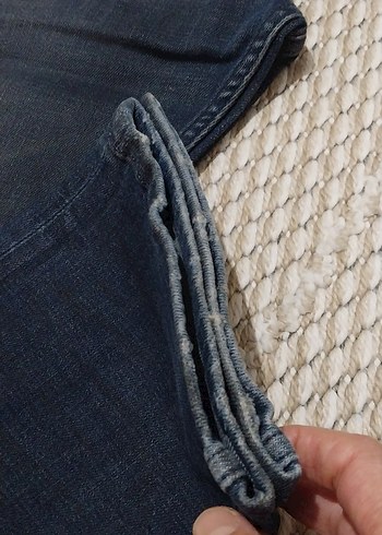 Koyu Lacivert Erkek Denim Pantolon - Görsel 5