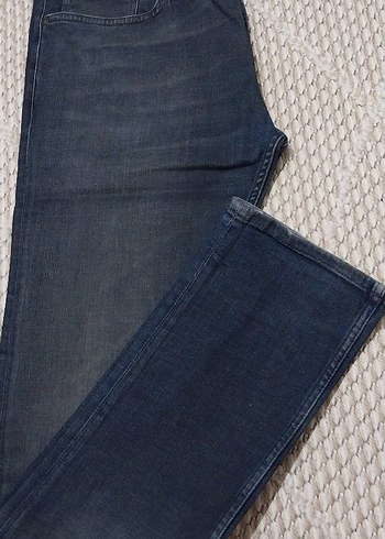 Koyu Lacivert Erkek Denim Pantolon - Görsel 4