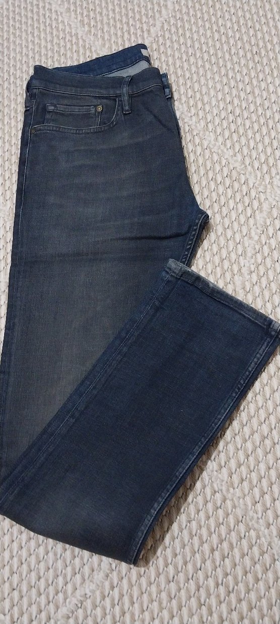 Koyu Lacivert Erkek Denim Pantolon - Görsel 4
