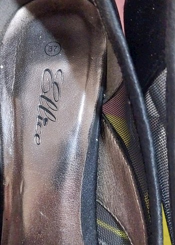 Tokalı Siyah Gotik Yüksek Topuklu Kadın Ayakkabı - Görsel 3