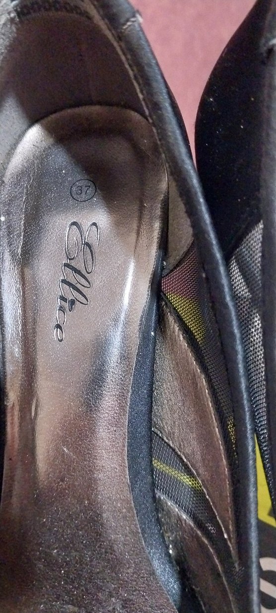 Tokalı Siyah Gotik Yüksek Topuklu Kadın Ayakkabı - Görsel 3