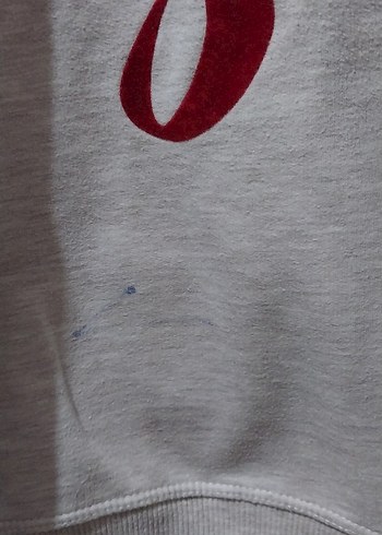 Gri Payetli Kız Sweatshirt - Görsel 2