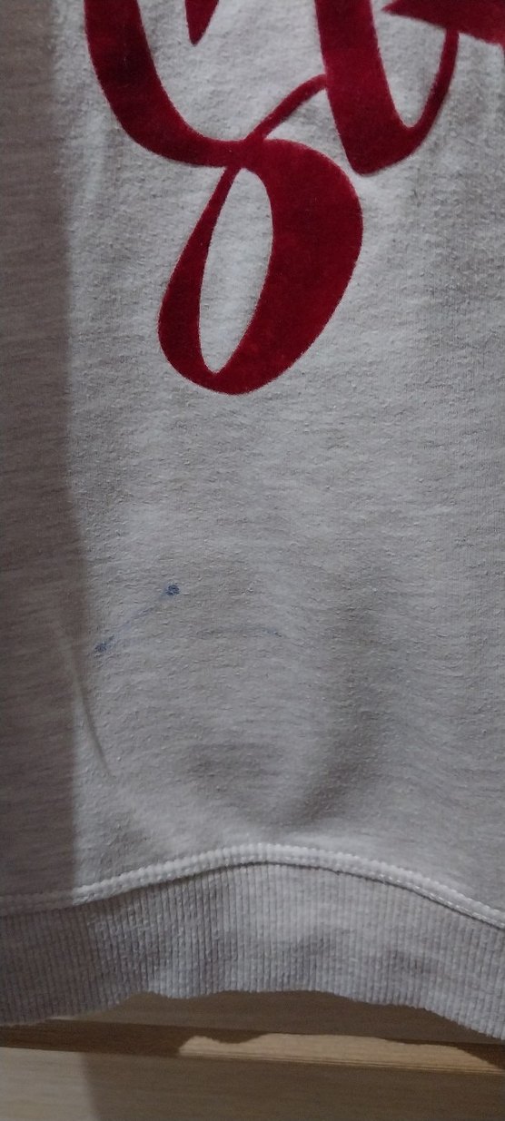 Gri Payetli Kız Sweatshirt - Görsel 2