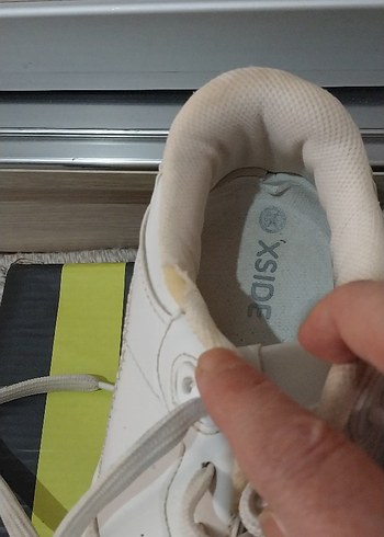 Beyaz Kadın Spor Ayakkabı Stiletto Topuklu - Görsel 2