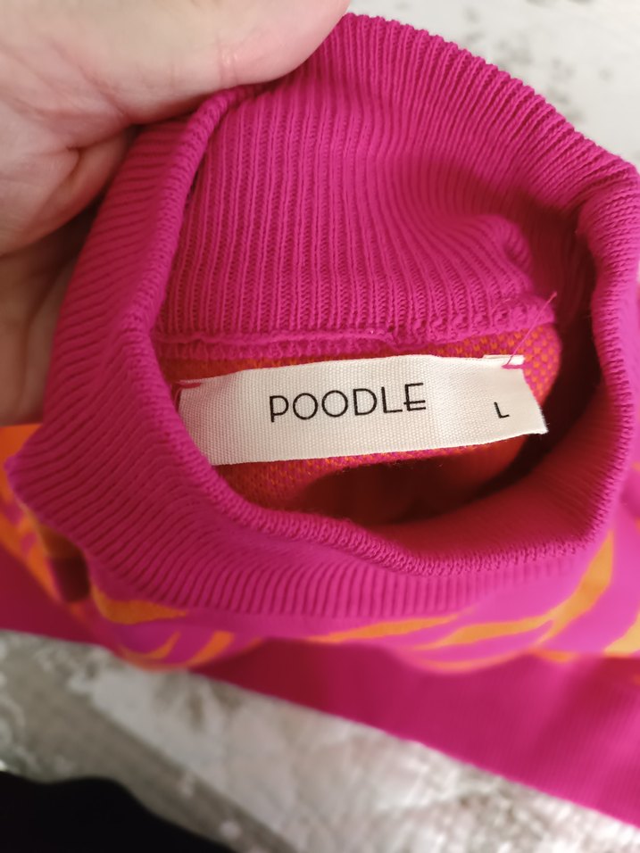 Renkli Zebra Desenli Bohem Boğazlı Kazak - Görsel 3