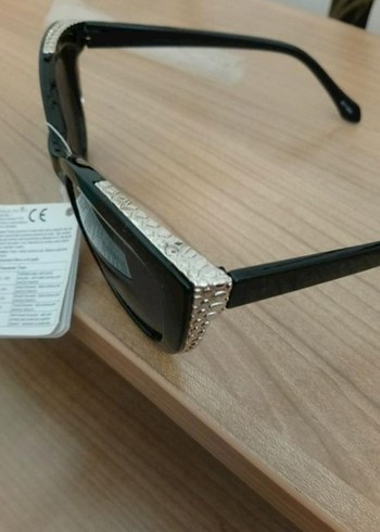 Klasik Siyah Goth Kadın Güneş Gözlüğü - Görsel 2