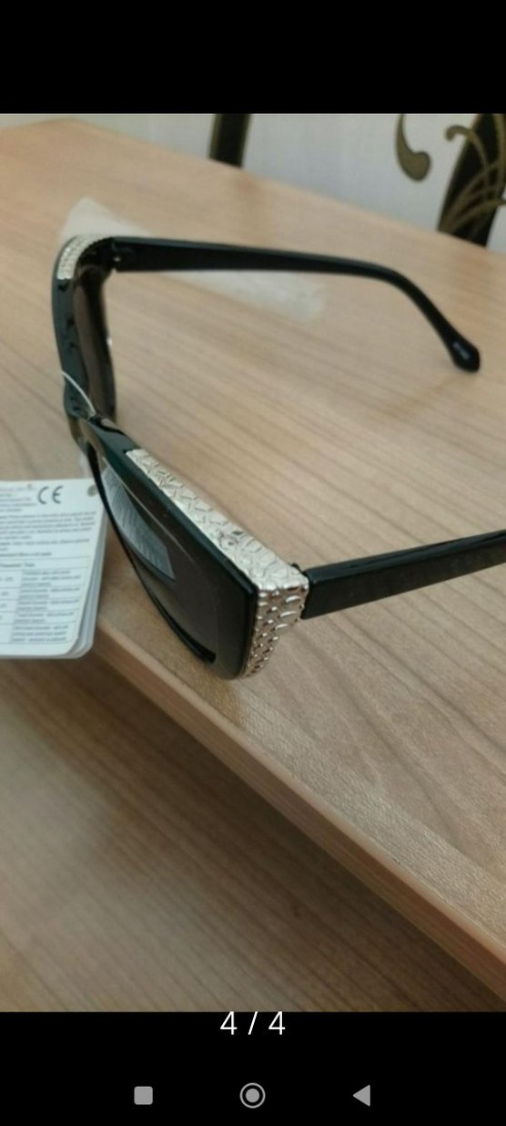 Klasik Siyah Goth Kadın Güneş Gözlüğü - Görsel 2