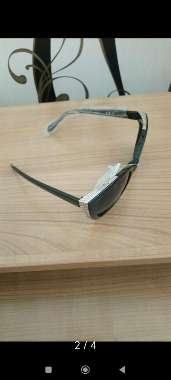 Klasik Siyah Goth Kadın Güneş Gözlüğü - Görsel 3