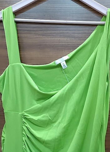 Uzun elbise likralı saran elbise - Görsel 2