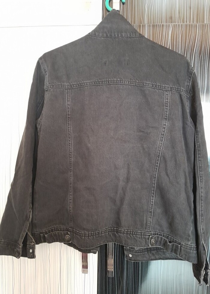 L beden antrisit renk kot ceket - Görsel 2