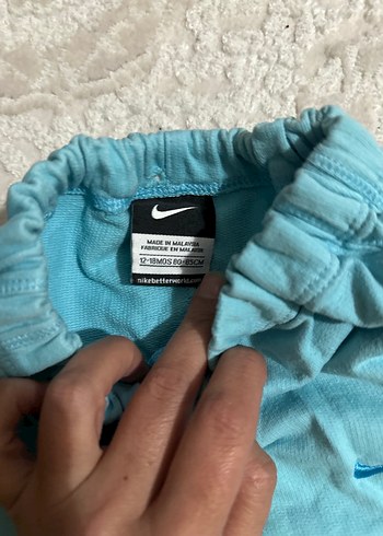 Orijinal Nike Mavi Rahat Kesim Eşofman Altı - Görsel 2