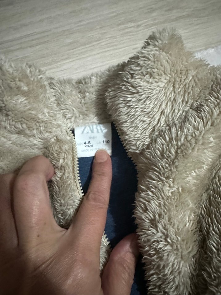 Zara  Kürklü alt üst takı - Görsel 2