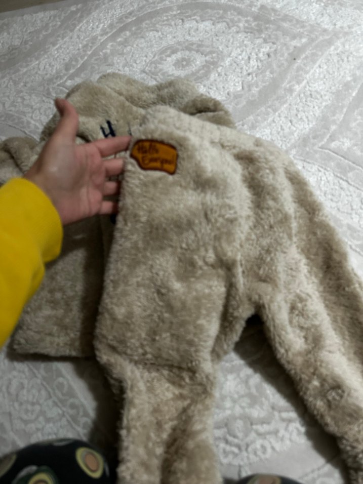 Zara  Kürklü alt üst takı - Görsel 5