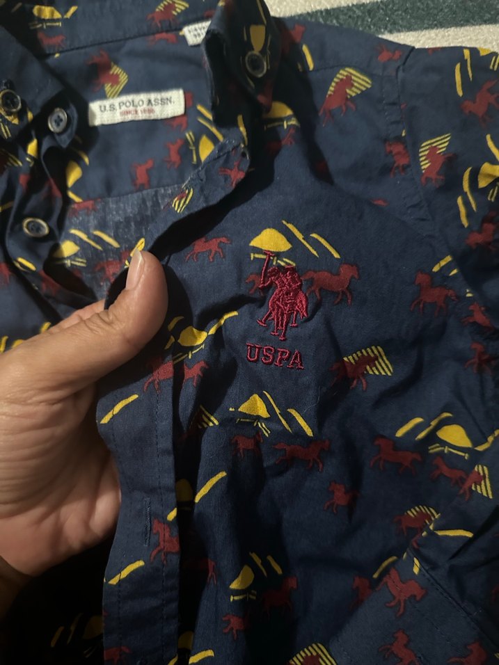 Erkek Çocuk Çok Renkli Desenli Uzun Kollu Gömlek - Görsel 3