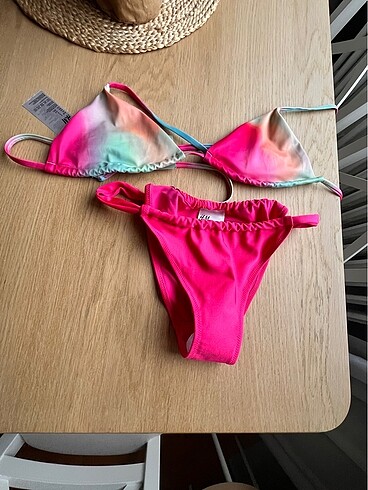 H&M çok renkli bikini takım