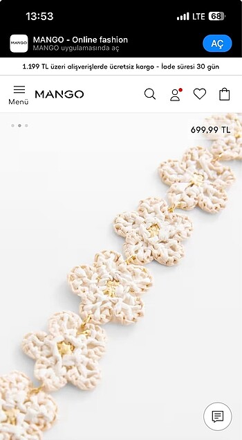 Mango choker kolye