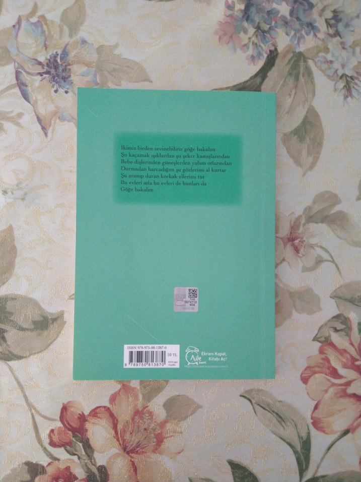 Turgut Uyar - Göğe Bakma Durağı Şiir Kitabı - Görsel 2