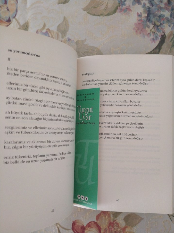 Turgut Uyar - Göğe Bakma Durağı Şiir Kitabı - Görsel 3