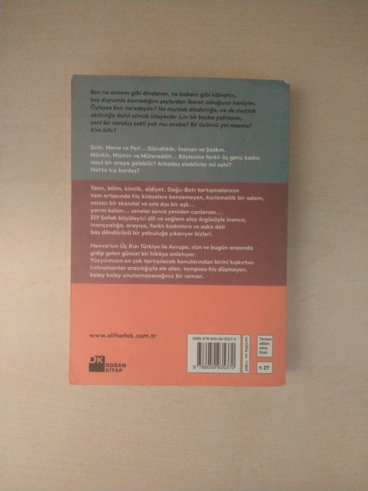 Havva'nın Üç Kızı - Elif Şafak - Görsel 2