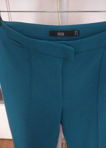 Mavi Kumaş Kadın Pantolon - Görsel 4