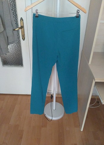 Mavi Kumaş Kadın Pantolon - Görsel 2