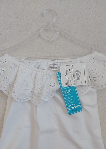 LC Waikiki Beyaz Dantelli citcitli Bluz
