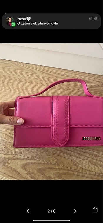 Jacquemus Pembe çanta