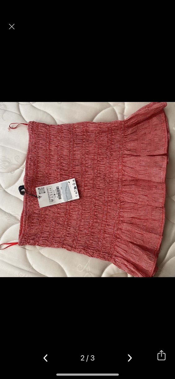 Pembe Mini Keten Etek Fırfırlı - Görsel 2