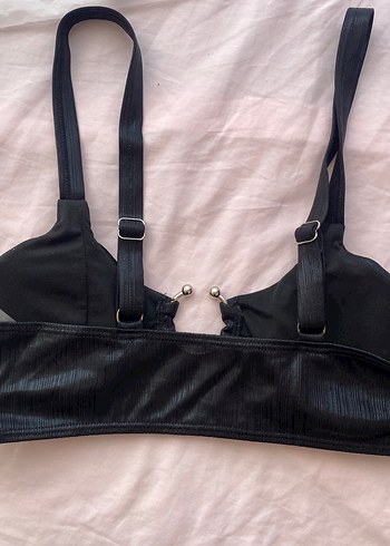 Sheinside Siyah Strappy Mini Bikini - SHEIN