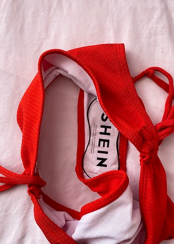 Kırmızı Parlak İpli Kadın Bikini - Görsel 5